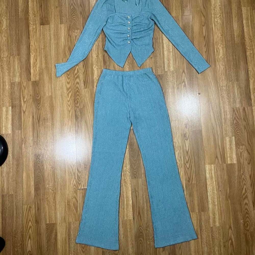 Julia by Love J The One And Only Teal Sweater Pant Set Small